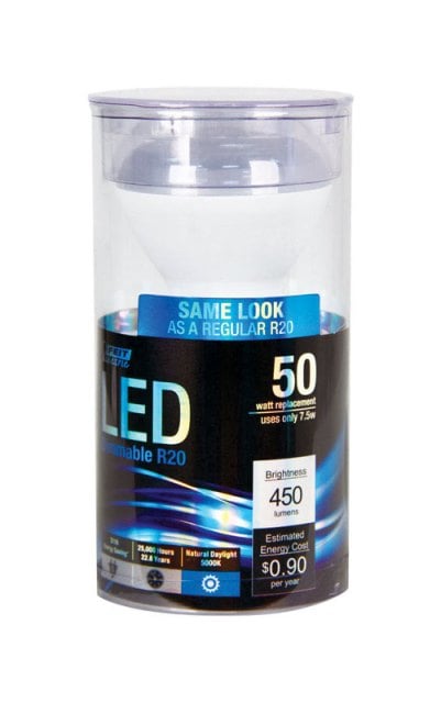 R20-dm-5k-led Replacement 5000k Dimmable Led Light Bulb R20 - Pack Of 4