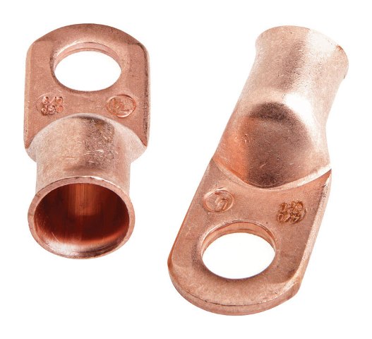 60101 0.5 In. Stud X No. 40 Copper Cable Lugs