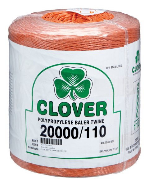 Clover 89944 20000 Ft. Poly Twine Orange