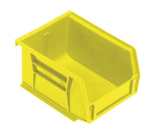 Qus210yl 0.625 X 4-125 X 3 In. Polypropylene Storage Bin Yellow