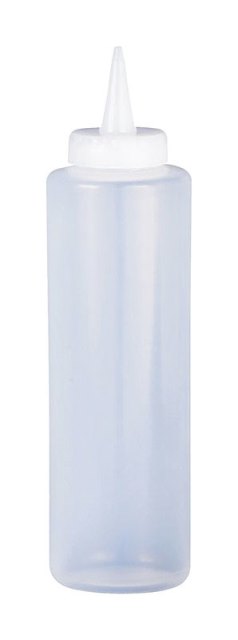 43163 12 Oz Plastic Squeeze Bottle Clear