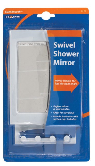 22910402.36 Fogless Shower Mirror White
