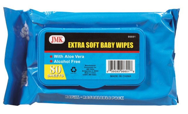 6601 Baby Wipes 80 Count - Pack Of 24