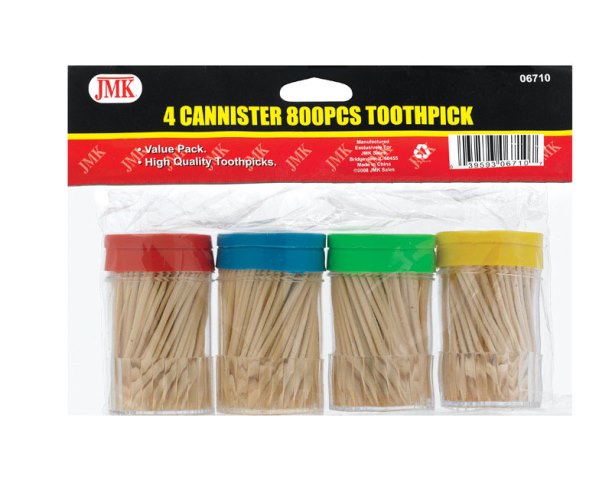 6710 Toothpicks 800 Pieces - Pack Of 24