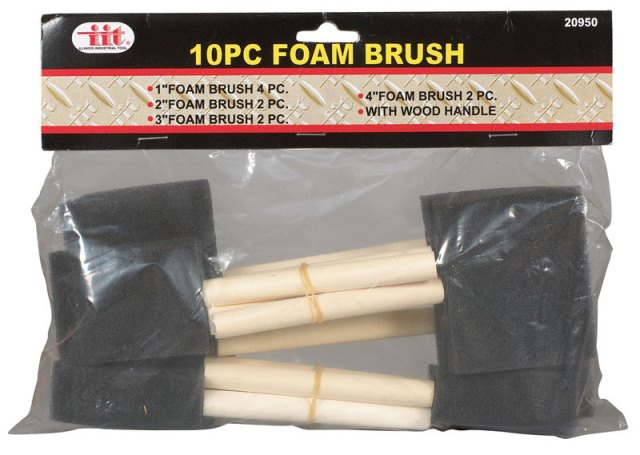 20950 Foam Brush 12 Piece- Pack Of 12