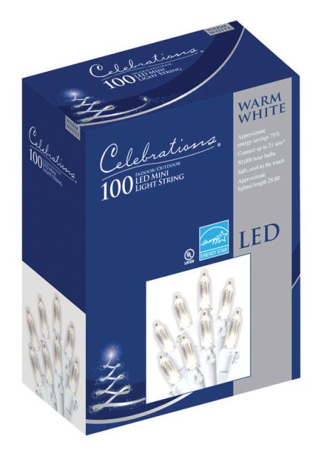 40846-71 100 White Led Traditional Mini Light Set