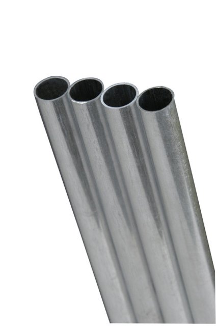 K & S 83033 0.37 X 0.035 In. Round Aluminum Tube