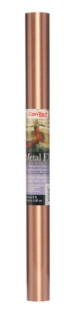 06f-c8m22-06 Metal Fx Shelf Liner Metallic -