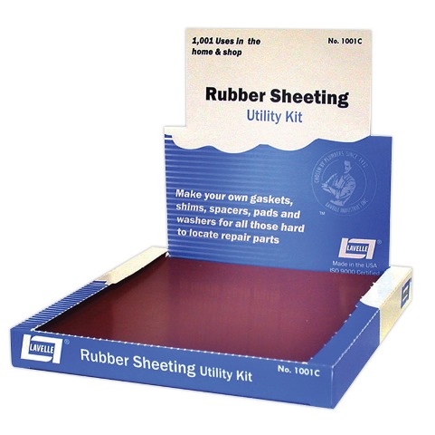 1001c Rubber Sheet Packing Utility Kit Red - 6 In.