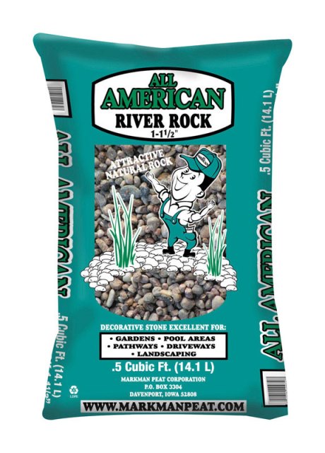 All American 384 0.5 Cu Ft. River Rock
