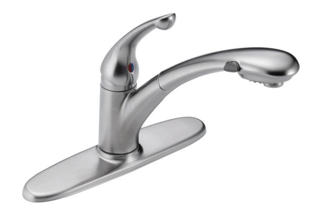 470-ar-dst Single Handle Pull-out Kitchen Faucet Stainles Steel
