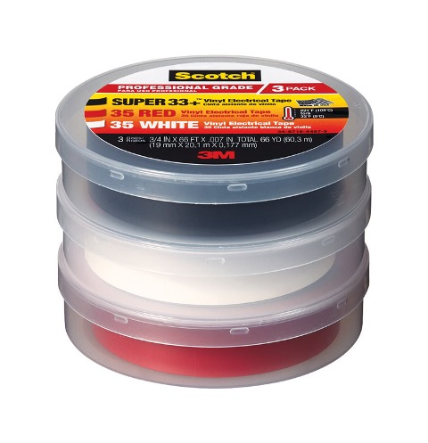 Scotch 6132-10828-6 0.75 In. Vinyl Electrical Tape Assorted -