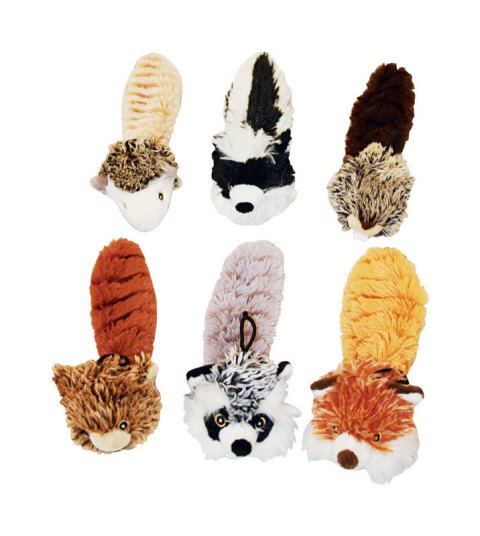 37605 Bouncy Burrow Buddies Babies Assorted Dog Toy, 8 In.