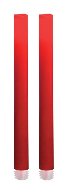 Cgt13109rd2 Red Taper Candle With Timer