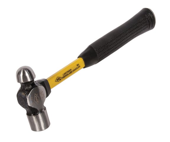 Nupla 21012 12 Oz Fiberglass Handle Ball Pein Hammer