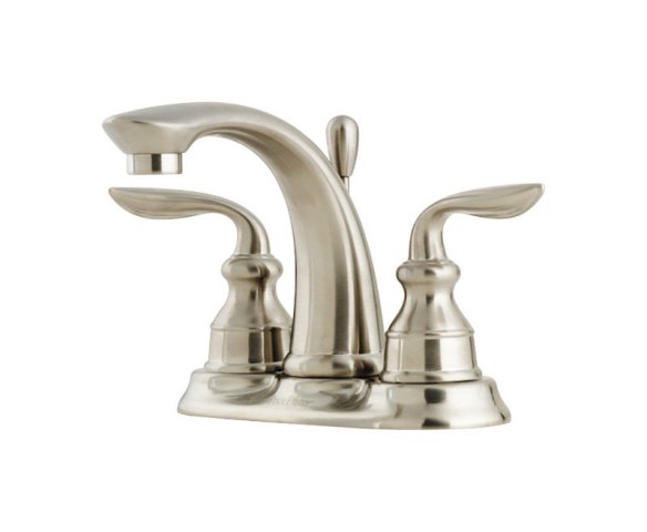 Lf048cb0k Avalon Double Handle Lavatory Faucet Brushed Nickel - 4 In.