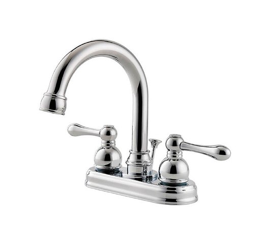 Lf048lhcc Centerset 2-handle Bathroom Faucet In Polished Chrome