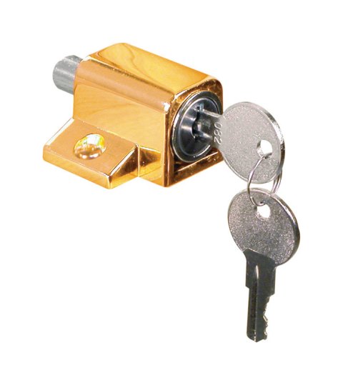 U9863 Keyed Window Sash Lock Brass