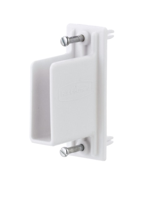 3d32-lw-wht Fast Set Wall End Bracket With Drive Pin White