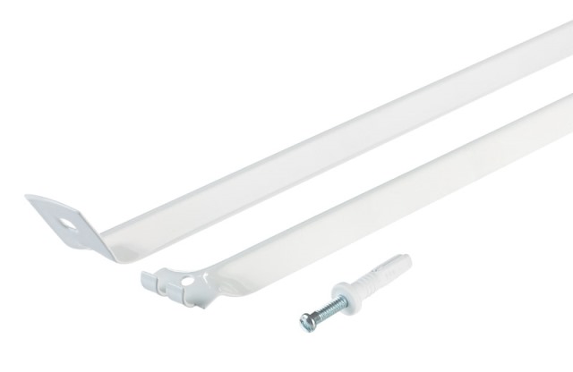 3r04-00-wht Support Brace & Wall Anchor With Drive White - 12 In.