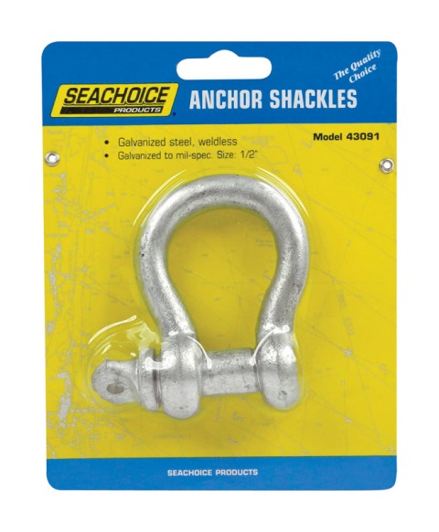43091 Galvanized Anchor Shackle 0.5 In.