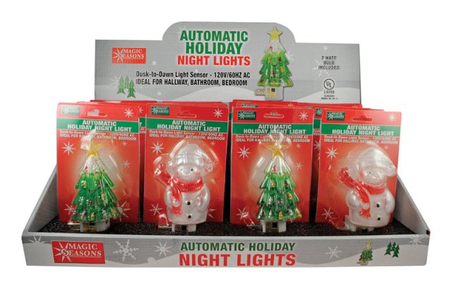 702233 Automatic Christmas Night Light - Pack Of 16