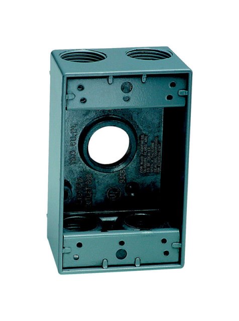 14253-5 Outlet Box Gray - 4.5 X 2.80 X 2 In.