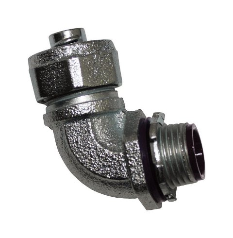45764 90 Deg Connector Liquid Tight For Connecting Conduit 0.75 In.