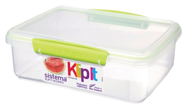 61700 67.6 Oz Klip It Food Container & Lid - Pack Of 6