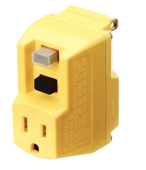 14650013-6 Shockshield Gfci Portable Plug Yellow