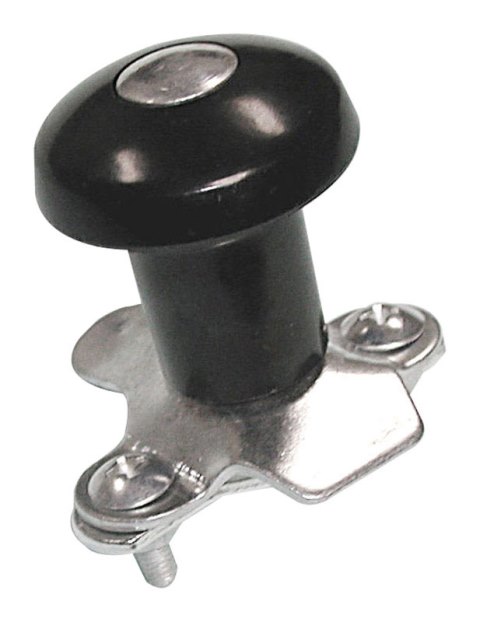 S16085100 Steel Spinner Knob Black - 3 X 5 In.