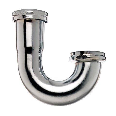 10455xpcbn 1.5 X 1.5 In. 17 Gauge J Bend Sink Trap Brass Tubing Polished Chrome