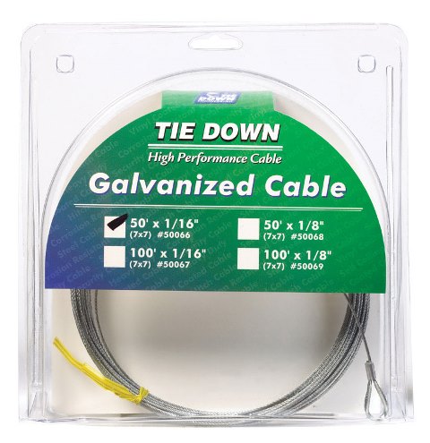 50066 Pre-cut Galvanized Cable 50 Ft.