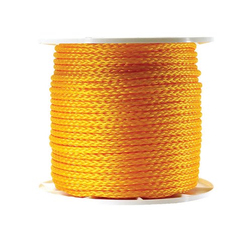 P2424s0500y01s Dia. Mond Braided Poly Rope Spool 0.37 In. X 500 Ft.