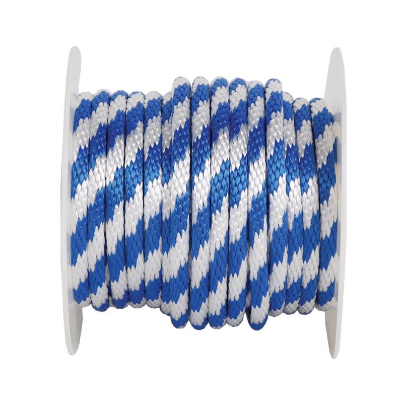 P7240s0200s Solid Braid Poly Derby Rope 0.62 In. X 200 Ft.
