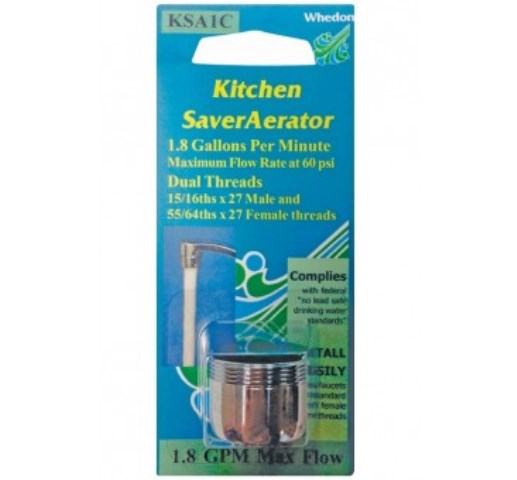 Ksa1c Kitchen Saver Faucet Aerator Silver
