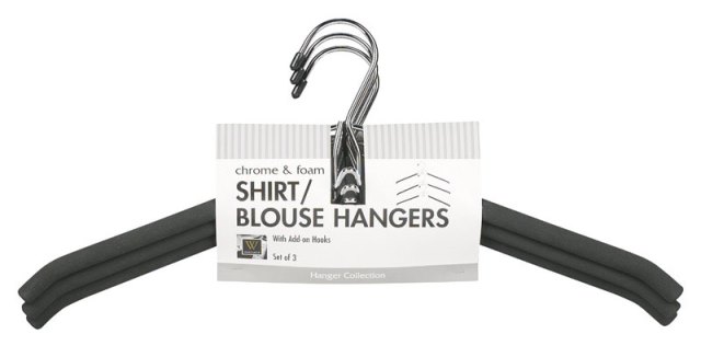 6100-1150 Chromed Steel Add-on Shirt & Blouse Hangers