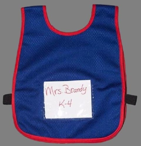 Childs Vest With A Sign Pouch