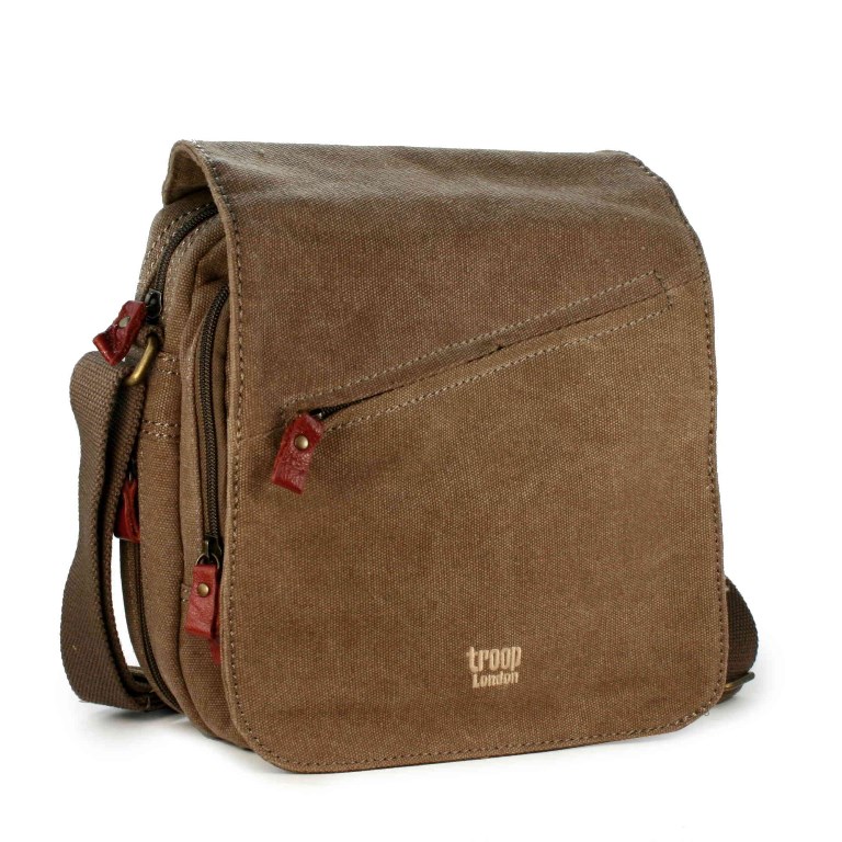 EAN 5055177618751 product image for Tuff Luv M49 Troop London Classic Canvas Across Body Bag for TRP0238 Brown | upcitemdb.com