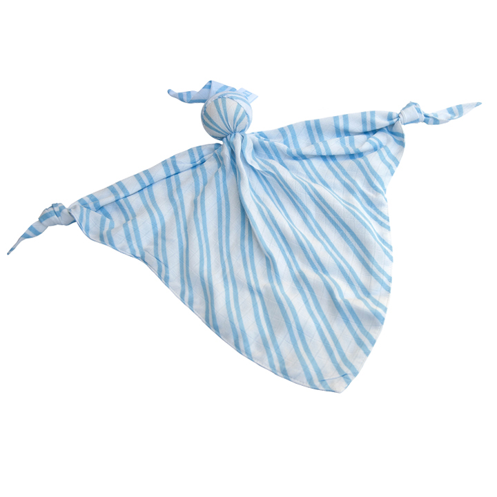 310086 Mussi Baby Comforter, Blue Stripes