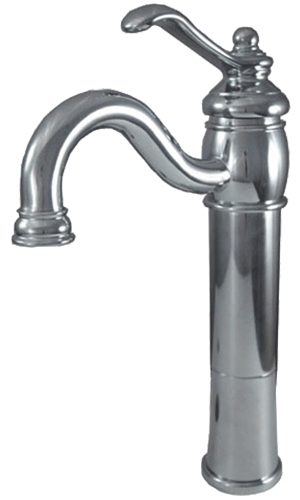 Ci Wl-v-121000-sn 12.5 In. Victorian Style Vessel Faucet In Satin Nickel Finish