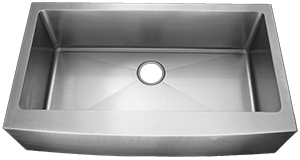 Ci Hr-efs3620cb 15 Gauge Radial Corrigan Stainless Steel Single Bowl Apron Front Sink