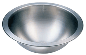 Li-sv-12 16.75 In. Stainless Steel Round Vanity, Drop-in Or Undermount Sink