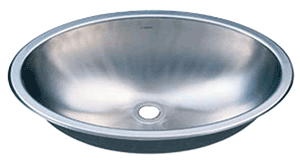 Li-sv-14 21 In. Stainless Steel Oval Vanity, Drop-in Or Undermount Sink
