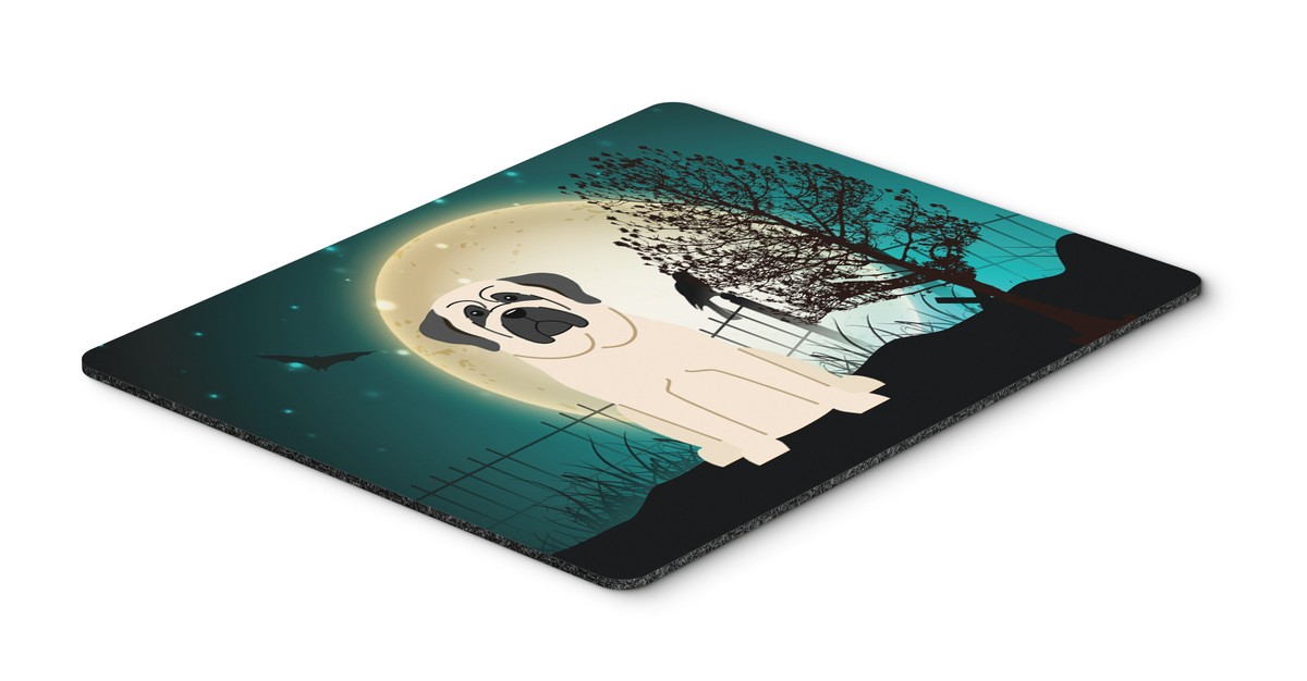 Carolines Treasures BB2207MP Halloween Scary Mastiff White Mouse Pad Hot Pad or Trivet Carolines Treasures BB2207MP Halloween Scary Mastiff White Mouse Pad Hot Pad or Trivet
