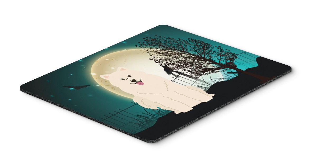 Carolines Treasures BB2220MP Halloween Scary Samoyed Mouse Pad Hot Pad or Trivet Carolines Treasures BB2220MP Halloween Scary Samoyed Mouse Pad Hot Pad or Trivet