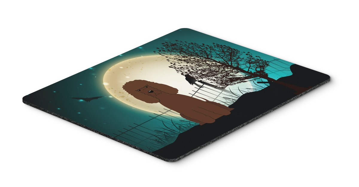 Carolines Treasures BB2253MP Halloween Scary Irish Water Spaniel Mouse Pad Hot Pad or Trivet Carolines Treasures BB2253MP Halloween Scary Irish Water Spaniel Mouse Pad Hot Pad or Trivet