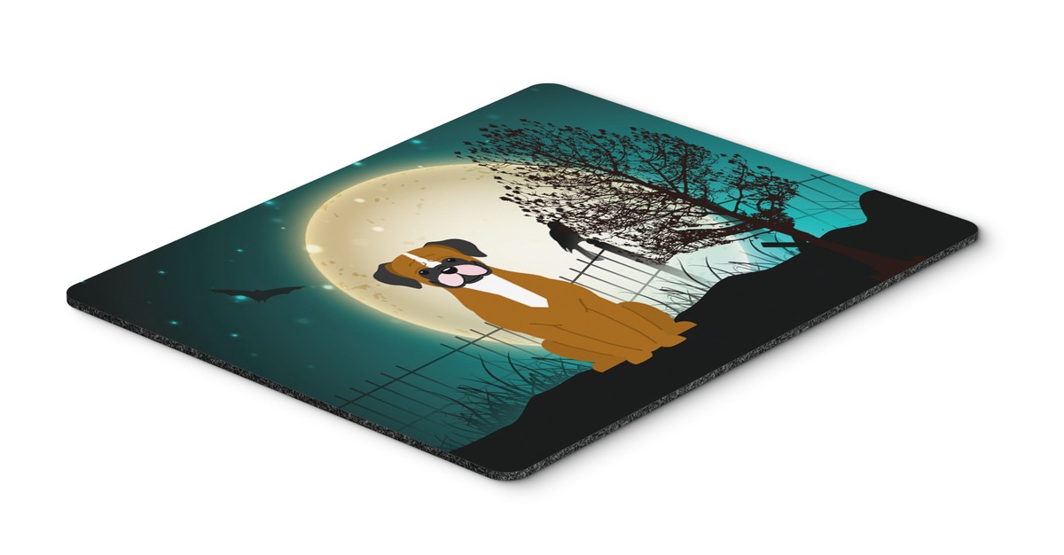Carolines Treasures BB2306MP Halloween Scary Flashy Fawn Boxer Mouse Pad Hot Pad or Trivet Carolines Treasures BB2306MP Halloween Scary Flashy Fawn Boxer Mouse Pad Hot Pad or Trivet