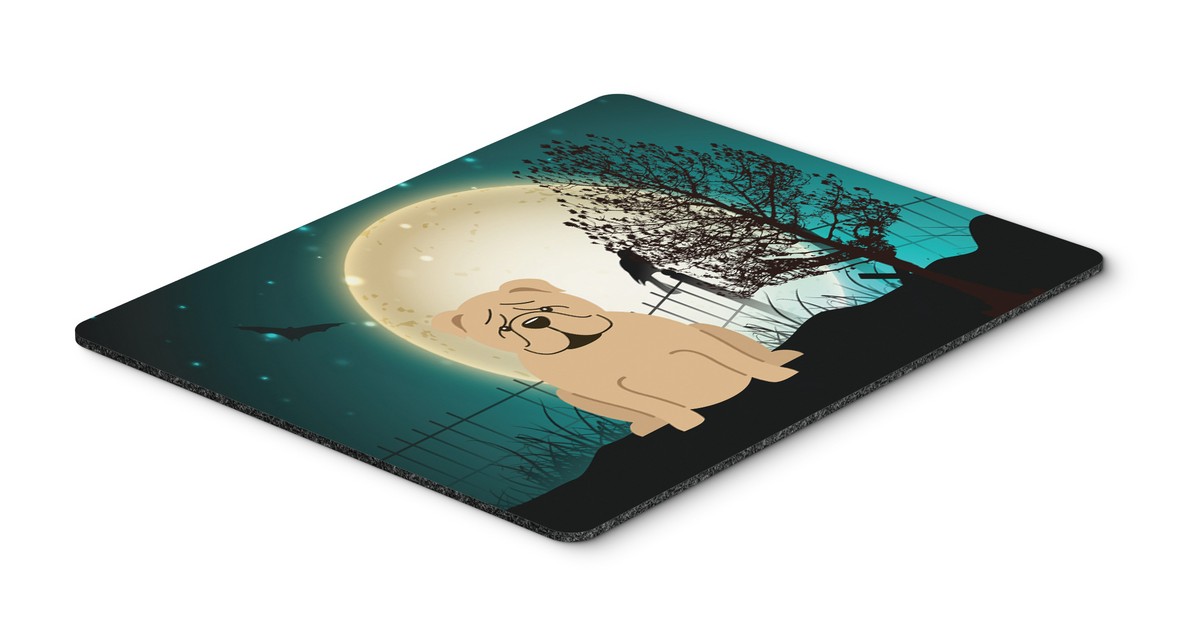 Carolines Treasures BB2314MP Halloween Scary English Bulldog Fawn Mouse Pad Hot Pad or Trivet Carolines Treasures BB2314MP Halloween Scary English Bulldog Fawn Mouse Pad Hot Pad or Trivet