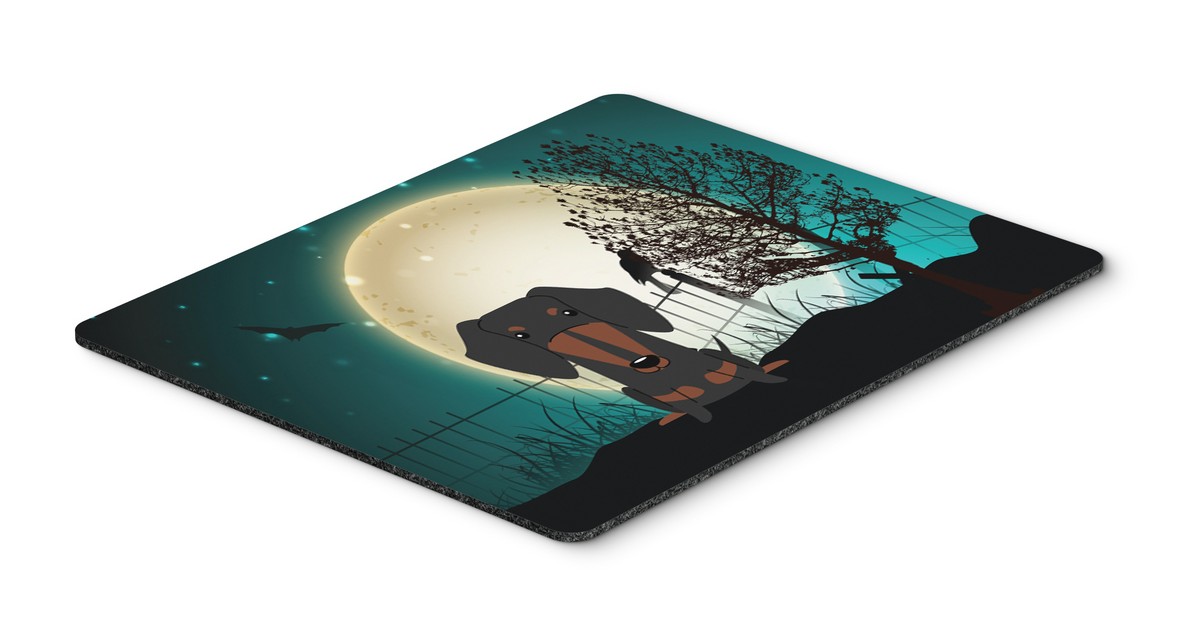 Carolines Treasures BB2322MP Halloween Scary Dachshund Black & Tan Mouse Pad Hot Pad or Trivet Carolines Treasures BB2322MP Halloween Scary Dachshund Black & Tan Mouse Pad Hot Pad or Trivet